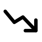 Trending Down SVG Icon